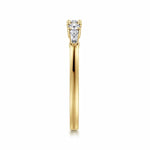 14K Yellow Gold Baguette and Round Open Diamond Anniversary Band Contemporary Collection (Devoted) - AN16811Y44JJ-Gabriel & Co.-Renee Taylor Gallery