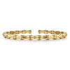 14K Yellow Gold Bar Station Bangle - BG4853-62Y4JJJ-Gabriel & Co.-Renee Taylor Gallery
