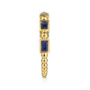 14K Yellow Gold Blue Sapphire Geometric Stackable Ring - LR52877Y4JSA-Gabriel & Co.-Renee Taylor Gallery
