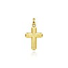 14K Yellow Gold Brushed Finish Cross Pendant - PCM6542Y4JJJ-Gabriel & Co.-Renee Taylor Gallery