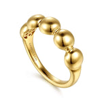 14K Yellow Gold Bujukan Ball Fashion Ring Bujukan Collection - LR53115Y4JJJ-Gabriel & Co.-Renee Taylor Gallery