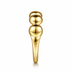 14K Yellow Gold Bujukan Ball Fashion Ring Bujukan Collection - LR53115Y4JJJ-Gabriel & Co.-Renee Taylor Gallery