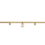 14K Yellow Gold Bujukan Beads and Pearl Droplet Bracelet - TB5016Y4JPL-Gabriel & Co.-Renee Taylor Gallery