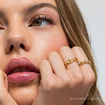 14K Yellow Gold Bujukan Stackable Diamond Ring - LR52233Y45JJ-Gabriel & Co.-Renee Taylor Gallery