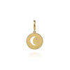 14K Yellow Gold Bujukan Diamond Moon and Star Medallion Pendant - PT7559Y45JJ-Gabriel & Co.-Renee Taylor Gallery