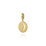 14K Yellow Gold Bujukan Diamond Moon and Star Medallion Pendant - PT7559Y45JJ-Gabriel & Co.-Renee Taylor Gallery