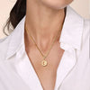 14K Yellow Gold Bujukan Diamond Moon and Star Medallion Pendant - PT7559Y45JJ-Gabriel & Co.-Renee Taylor Gallery
