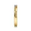 14K Gold Two Row Beaded Diamond Stackable Ring - LR51456-Gabriel & Co.-Renee Taylor Gallery