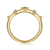 14K Yellow Gold Bujukan Diamond Stackable Ring - LR52872Y45JJ-Gabriel & Co.-Renee Taylor Gallery