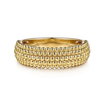14K Yellow Gold Bujukan Fashion Ring - LR52705Y4JJJ-Gabriel & Co.-Renee Taylor Gallery
