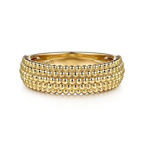 14K Yellow Gold Bujukan Fashion Ring - LR52705Y4JJJ-Gabriel & Co.-Renee Taylor Gallery
