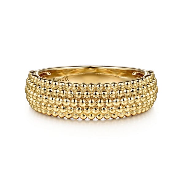 14K Yellow Gold Bujukan Fashion Ring - LR52705Y4JJJ-Gabriel & Co.-Renee Taylor Gallery