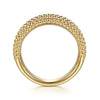 14K Yellow Gold Bujukan Fashion Ring - LR52705Y4JJJ-Gabriel & Co.-Renee Taylor Gallery
