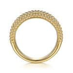 14K Yellow Gold Bujukan Fashion Ring - LR52705Y4JJJ-Gabriel & Co.-Renee Taylor Gallery