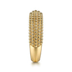 14K Yellow Gold Bujukan Fashion Ring - LR52705Y4JJJ-Gabriel & Co.-Renee Taylor Gallery