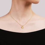 14K Yellow Gold Bujukan Pendant Necklace with Starburst Diamond Center - NK6869Y45JJ-Gabriel & Co.-Renee Taylor Gallery