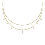 14K Yellow Gold Bujukan Pearl Layered Necklace – NK7704Y4JPL-Gabriel & Co.-Renee Taylor Gallery