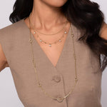 14K Yellow Gold Bujukan Pearl Layered Necklace – NK7704Y4JPL-Gabriel & Co.-Renee Taylor Gallery