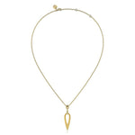 14K Yellow Gold Bujukan Pendant Drop Necklace - NK7702Y4JJJ-Gabriel & Co.-Renee Taylor Gallery