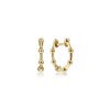 14K Yellow Gold Bujukan Station Huggie Earrings - EG13999Y4JJJ-Gabriel & Co.-Renee Taylor Gallery