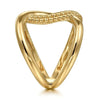 14K Yellow Gold Bujukan Twisted Ladies Ring - LR52561Y4JJJ-Gabriel & Co.-Renee Taylor Gallery
