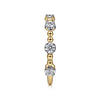 14K Yellow Gold Bujukan Ball and Diamond Cluster Station Ring - LR51685Y45JJ-Gabriel & Co.-Renee Taylor Gallery