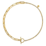 14K Yellow Gold Chain Necklace with Bujukan Toggle - NK7193Y4JJJ-Gabriel & Co.-Renee Taylor Gallery