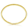 14K Yellow Gold Chevron Open Cuff Bracelet - BG4392-62Y4JJJ-Gabriel & Co.-Renee Taylor Gallery