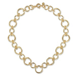 14K Yellow Gold Circle Link Chain Necklace – NK7291-18Y4JJJ-Gabriel & Co.-Renee Taylor Gallery