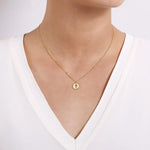 14K Yellow Gold Cross Pendant Necklace – NK6490Y4JJJ-Gabriel & Co.-Renee Taylor Gallery