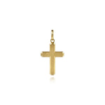 14K Yellow Gold Cross Pendant - PCM20040Y4JJJ-Gabriel & Co.-Renee Taylor Gallery