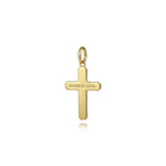 14K Yellow Gold Cross Pendant - PCM20040Y4JJJ-Gabriel & Co.-Renee Taylor Gallery