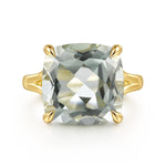14K Yellow Gold Cushion Cut Green Amethyst Ladies Ring Color Collection - LR52518Y4JGA-Gabriel & Co.-Renee Taylor Gallery