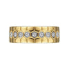 14K Yellow Gold Diamond Band with Hexagon Pattern - LR52180Y45JJ-Gabriel & Co.-Renee Taylor Gallery