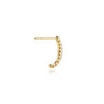14K Yellow Gold Diamond Bujukan Butter Cup J Hoop Earrings - EG15619Y45JJ-Gabriel & Co.-Renee Taylor Gallery