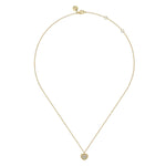 14K Yellow Gold Diamond Bujukan Heart Necklace - NK7440Y45JJ-Gabriel & Co.-Renee Taylor Gallery