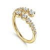 14K Yellow Gold Diamond Bypass Ring - LR52422Y45JJ-Gabriel & Co.-Renee Taylor Gallery
