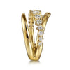 14K Yellow Gold Diamond Bypass Ring - LR52723Y45JJ-Gabriel & Co.-Renee Taylor Gallery