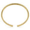 14K Yellow Gold Diamond Cuff Bangle Contemporary Collection – BG4939-62Y45JJ-Gabriel & Co.-Renee Taylor Gallery