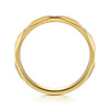 14K Yellow Gold Diamond Cut Stackable Ring - LR52875Y45JJ-Gabriel & Co.-Renee Taylor Gallery