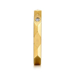 14K Yellow Gold Diamond Cut Stackable Ring - LR52875Y45JJ-Gabriel & Co.-Renee Taylor Gallery