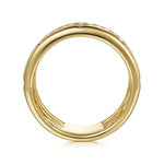14K Yellow Gold Diamond Easy Stackable Ladies Ring - LR52570Y45JJ-Gabriel & Co.-Renee Taylor Gallery