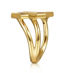 14K Yellow Gold Diamond Elongated Pyramid Bypass Ring – LR52941Y45JJ-Gabriel & Co.-Renee Taylor Gallery