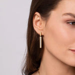 14K Yellow Gold Diamond Elongated Pyramid Stud Drop Earrings - EG15521Y45JJ-Gabriel & Co.-Renee Taylor Gallery
