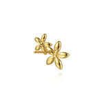 14K Yellow Gold Diamond Floral Ear Climber Earrings - EG15443Y45JJ-Gabriel & Co.-Renee Taylor Gallery