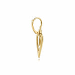 14K Yellow Gold Diamond Inverted Teardrop Leverback Earrings Kaslique Collection - EG15712Y45JJ-Gabriel & Co.-Renee Taylor Gallery