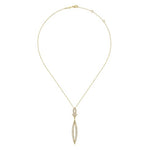 14K Yellow Gold Diamond Lariat Necklace - NK6652Y45JJ-Gabriel & Co.-Renee Taylor Gallery