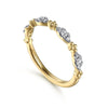 14K Yellow Gold Diamond Marquise Shape Bujukan Stackable Ring - LR52289Y45JJ-Gabriel & Co.-Renee Taylor Gallery