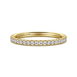 14K Yellow Gold Diamond Diamond Matching Wedding Band - WB16566R6Y44JJ-Gabriel & Co.-Renee Taylor Gallery