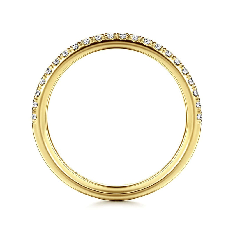 14K Yellow Gold Diamond Diamond Matching Wedding Band - WB16566R6Y44JJ-Gabriel & Co.-Renee Taylor Gallery
